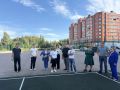 В Европейском квартале появилась новая спортивная площадка