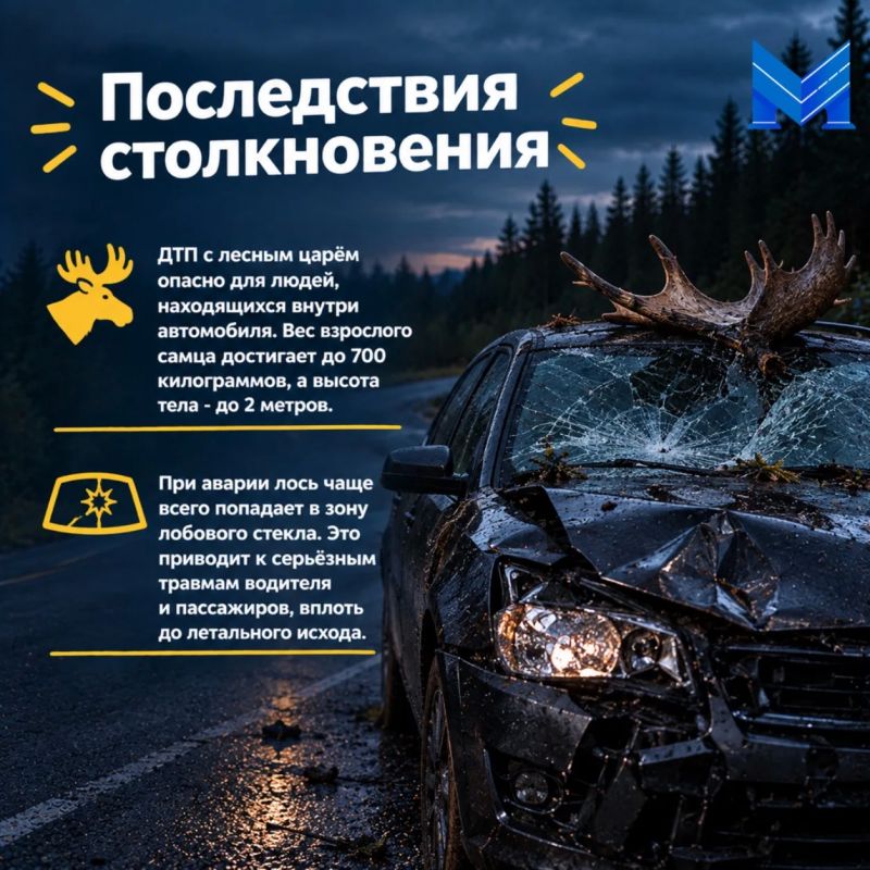 Внимание: на дорогах— лоси! Внимание: на дорогах— лоси!