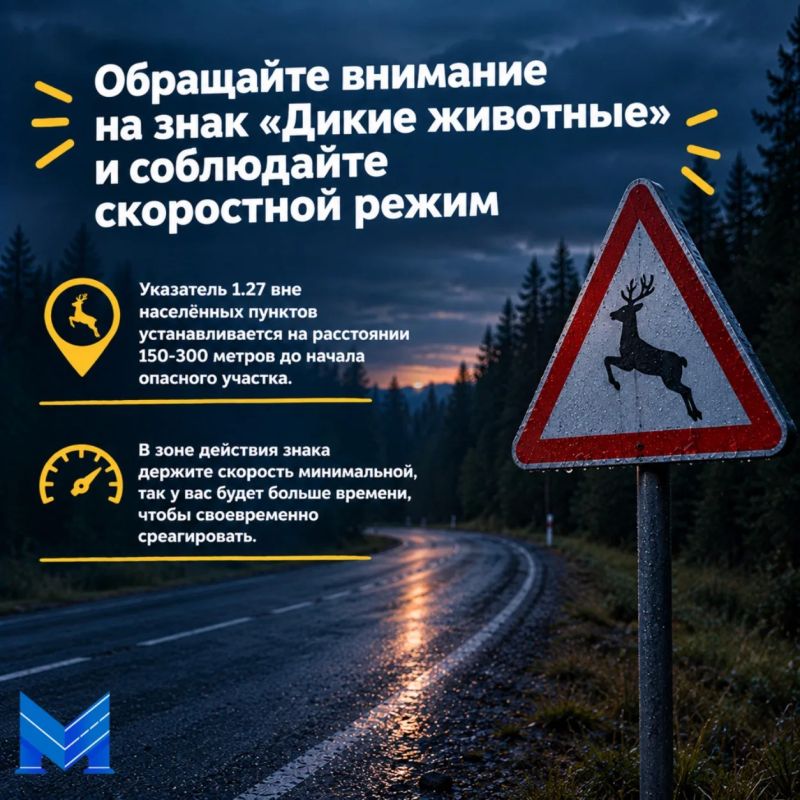 Внимание: на дорогах— лоси! Внимание: на дорогах— лоси!