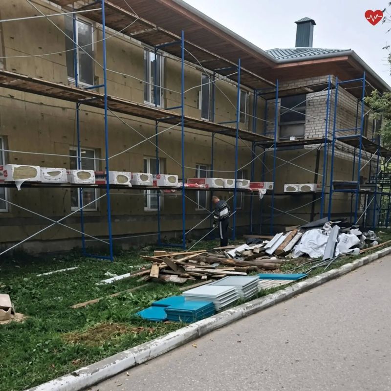 В Кондрово продолжается капитальный ремонт детской поликлиники В Кондрово продолжается капитальный ремонт детской поликлиники