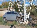 Водитель иномарки погиб после наезда на опору ЛЭП в Калуге