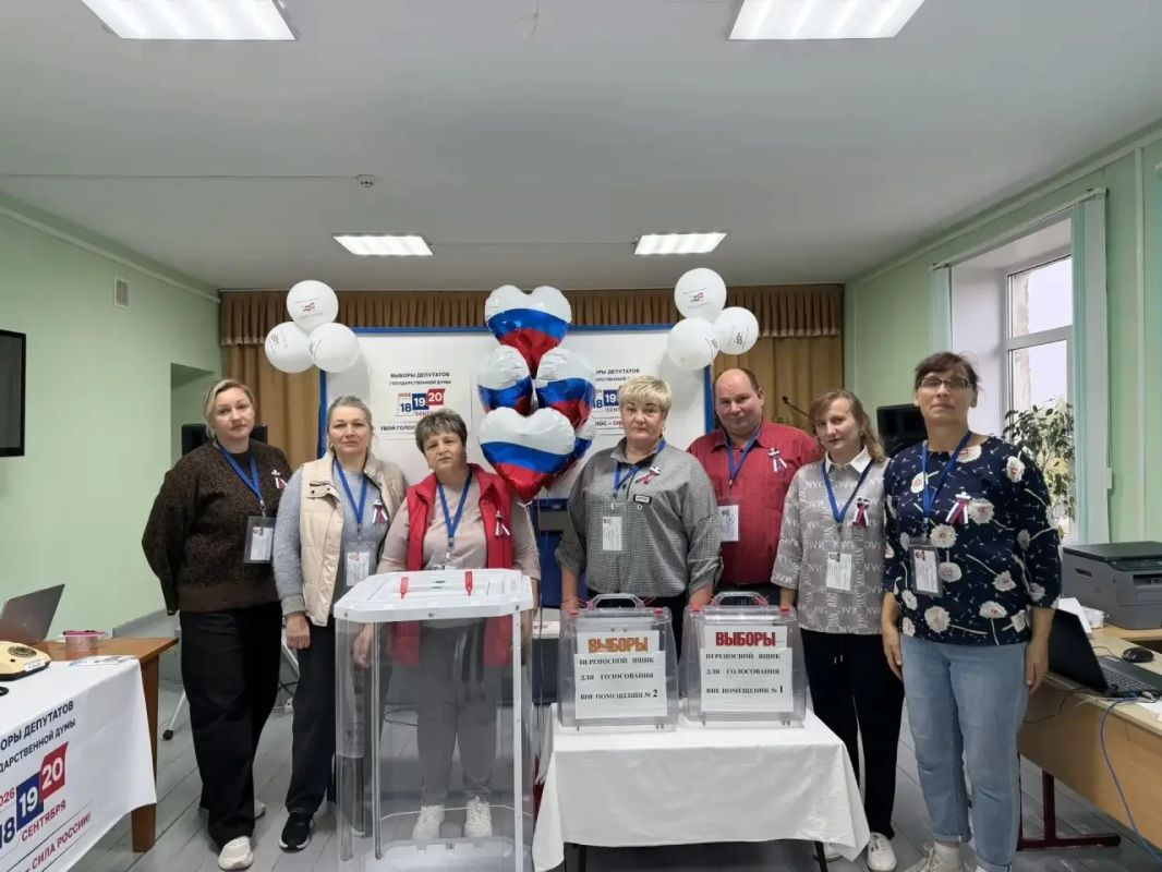 Торжественное открытие избирательных участков! Торжественное открытие избирательных участков!