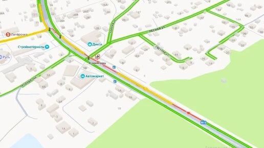 Авария во Мстихино затрудняет выезд из Калуги в сторону трассы М-3