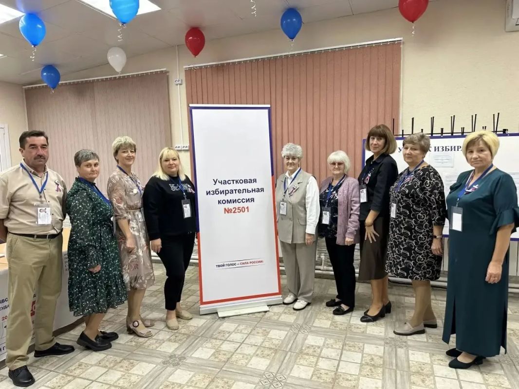 Торжественное открытие избирательных участков! Торжественное открытие избирательных участков!