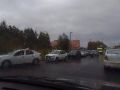 На Грабцевском шоссе в Калуге образовалась большая очередь на заправку