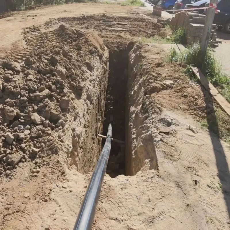 Капремонт водопровода в микрорайоне Кубяка завершен на 96 % Капремонт водопровода в микрорайоне Кубяка завершен на 96 %