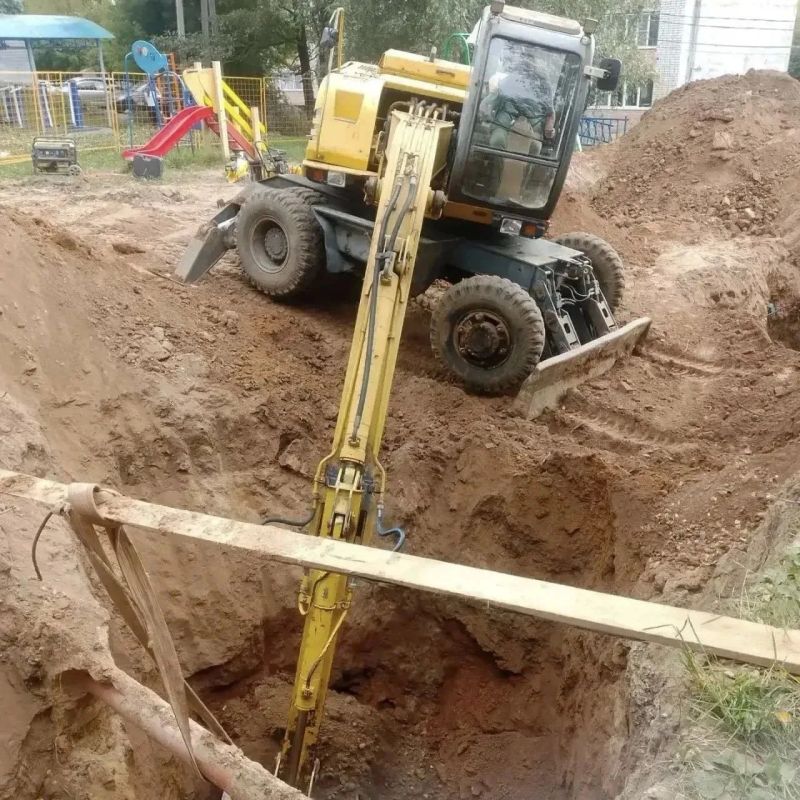 Капремонт водопровода в микрорайоне Кубяка завершен на 96 % Капремонт водопровода в микрорайоне Кубяка завершен на 96 %