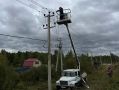 Калужские энергетики восстановили передачу электроэнергии потребителям