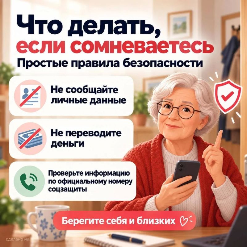 Мошенники всё чаще представляются сотрудниками социальных служб и стараются вызвать доверие с первых секунд разговора Мошенники всё чаще представляются сотрудниками социальных служб и стараются вызвать доверие с первых секунд разговора