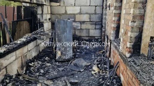 В Калужской области мужчина погиб при пожаре
