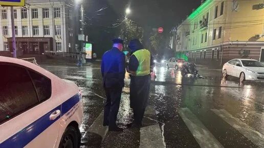 В центре Калуги водитель мопеда погиб в ДТП