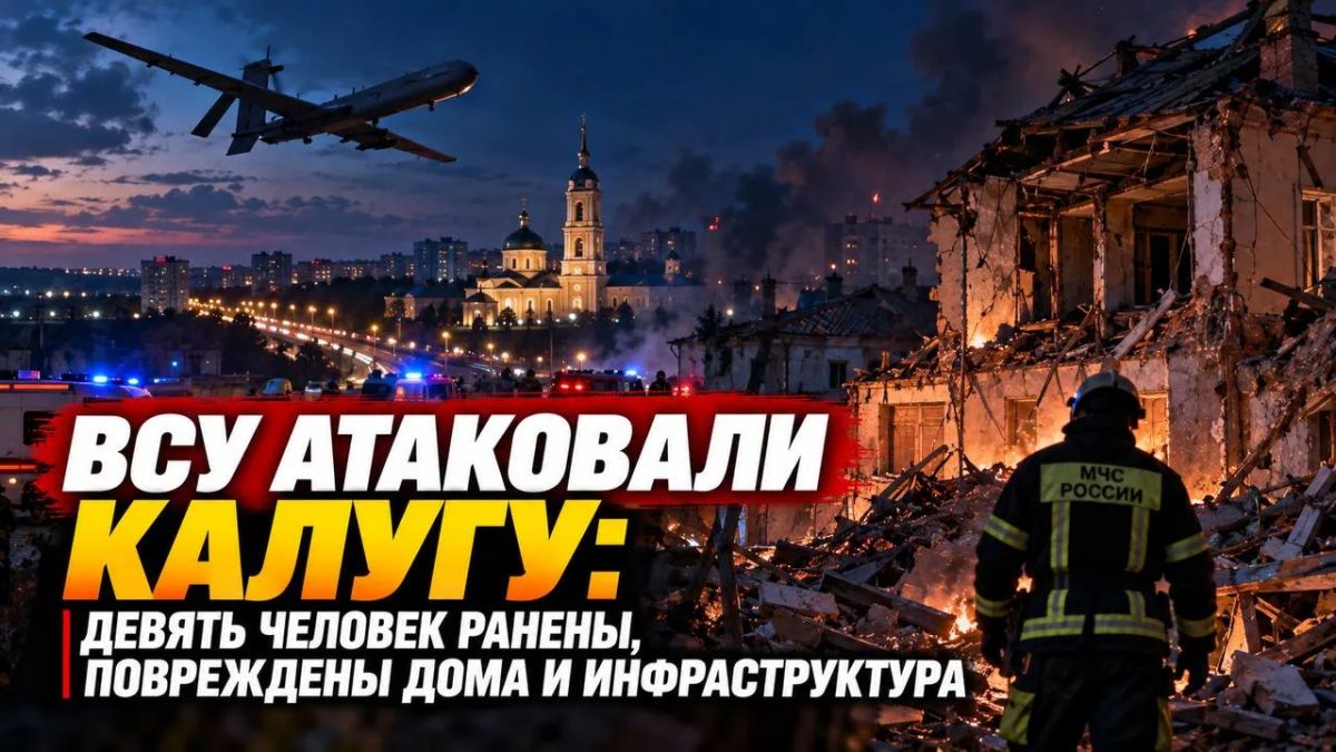 ВСУ атаковали Калугу: девять человек ранены