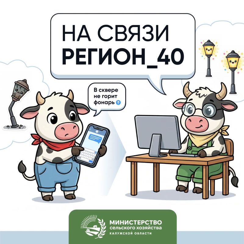 В Калужской области заработал чат-бот «На связи_Регион40»!
