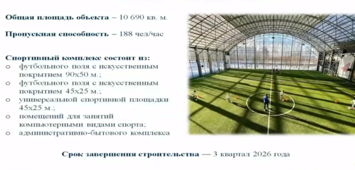 Завершение строительства фиджитал-центра в Калуге перенесли на 2027 год