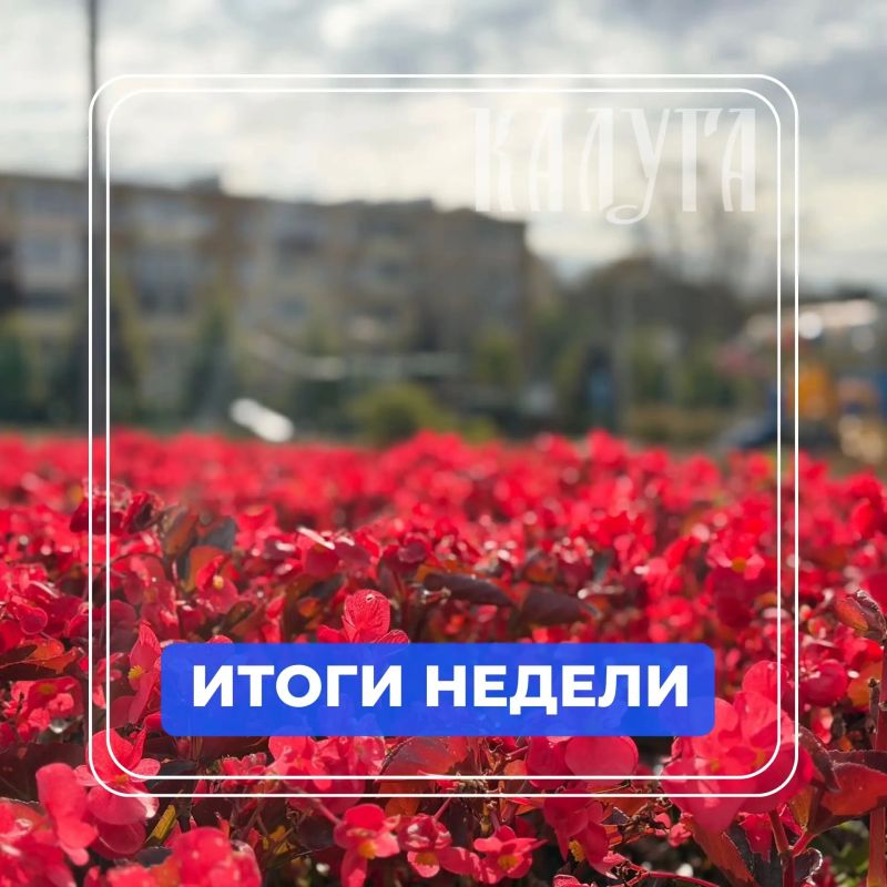 Дмитрий Денисов: Итоги прошедшей недели:. Чистота