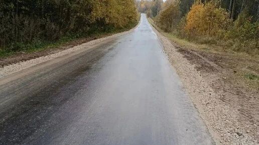 В Калужской области отремонтировали дорогу Сигово – Хвощи