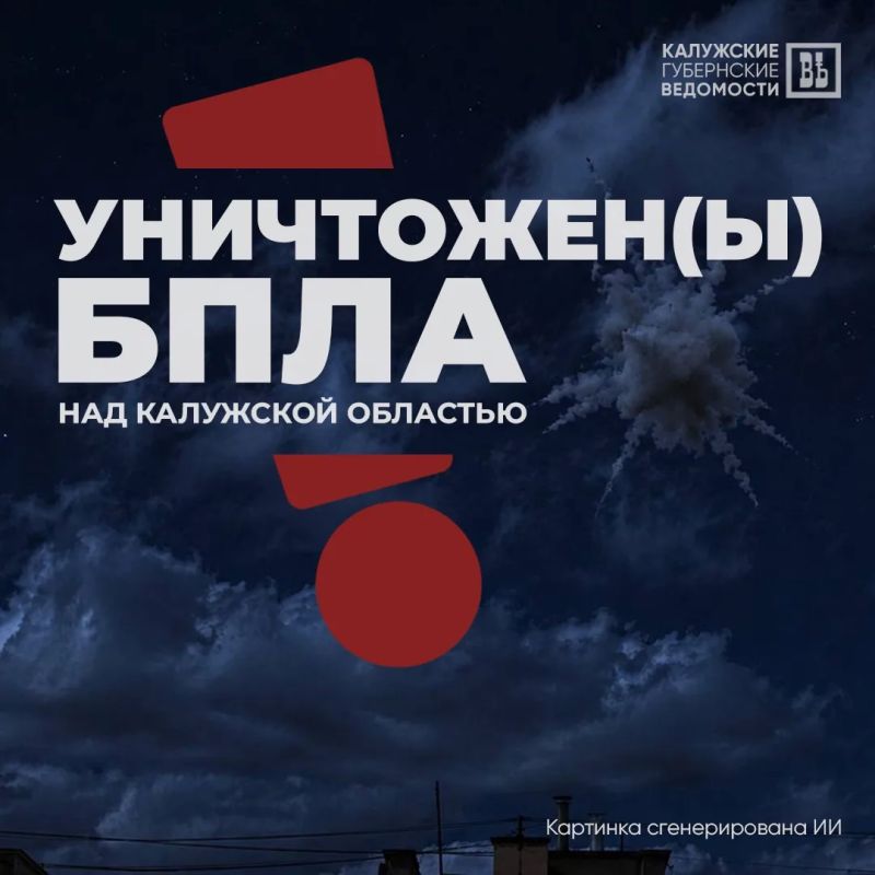 48 БПЛА сбили ночью в Калужской области