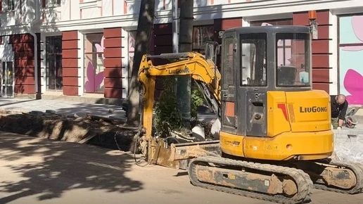В Калуге улицу Чичерина закрыли для ремонта