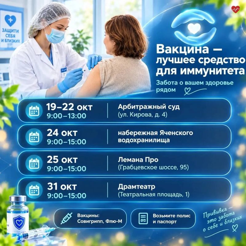 Лучшее средство для формирования иммунитета – это прививка