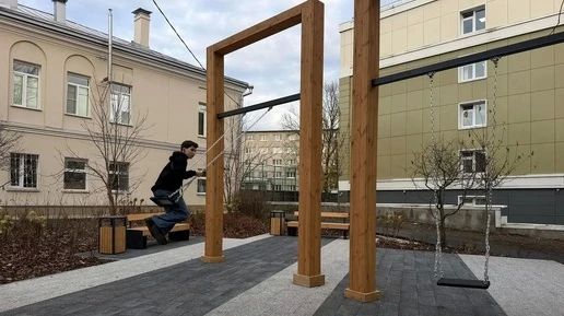 В центре Калуги появился новый сквер