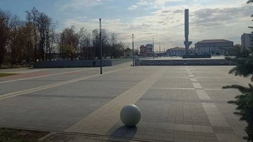 Благоустройство площади Победы в Людинове выходит на финальный этап