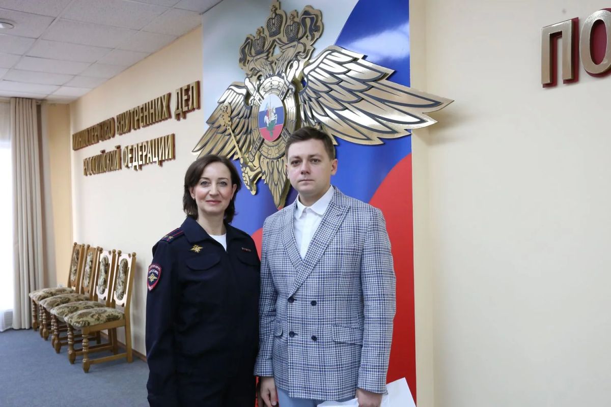 В УМВД России по Калужской области прошла встреча с актером и продюсером Глебом Даниловым