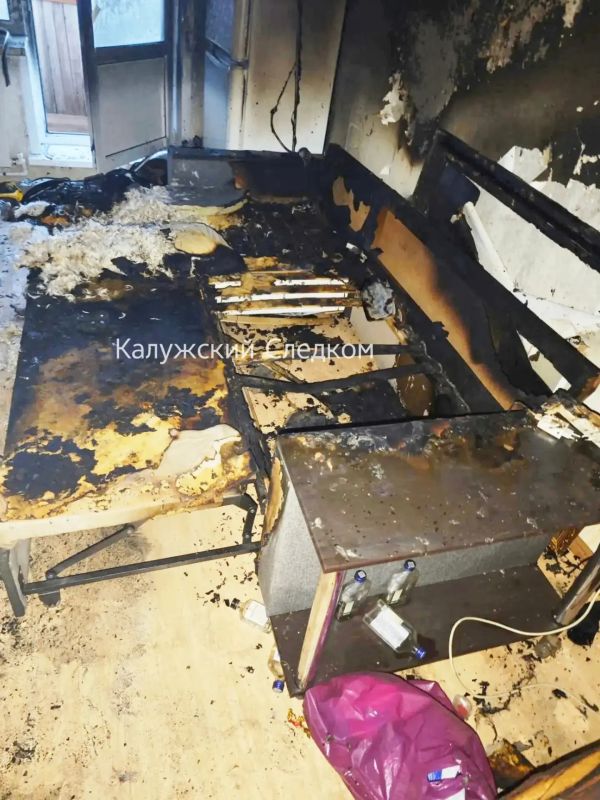 Мужчина погиб из-за курения в собственной квартире в Козельском округе