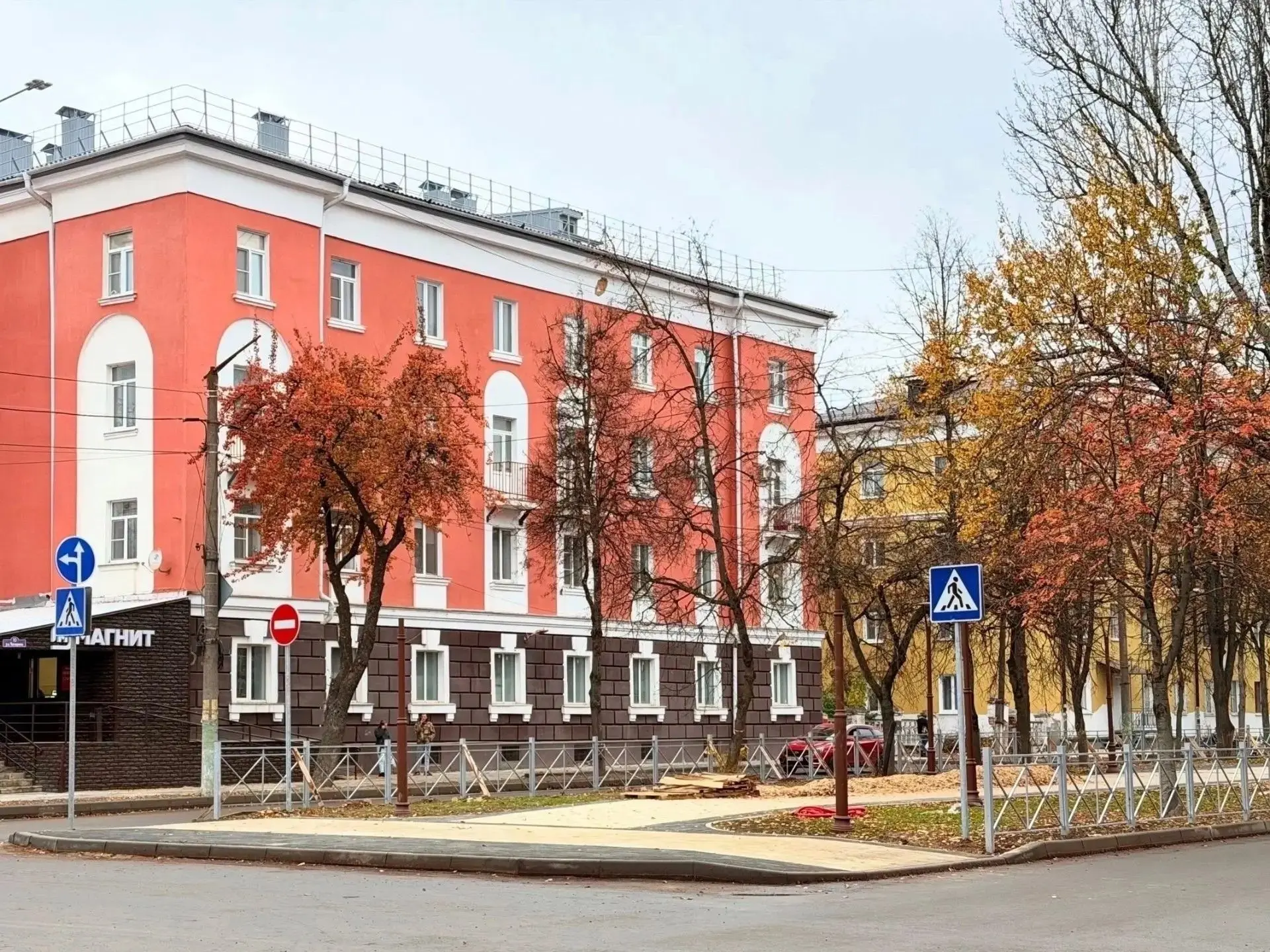 В Калуге продолжается обновление улицы Чичерина